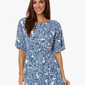 Lilly Pulitzer Parigi Boat Neck Romper Medium